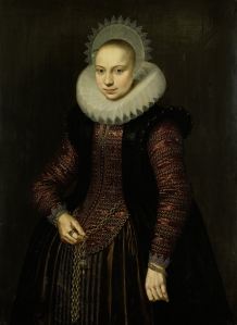 Brechtje van Schoterbosch door Cornelis van der Voort, 1614, Rijksmuseum Amsterdam,SK-A-1243